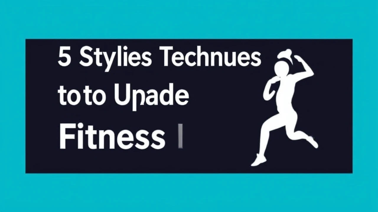 5 Stylish Techniques to Upgrade Your Fitness Lifestyle