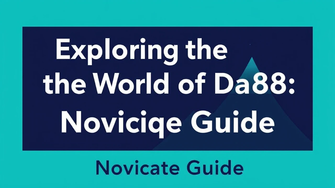 Exploring the World of Da88: Novice's Guide