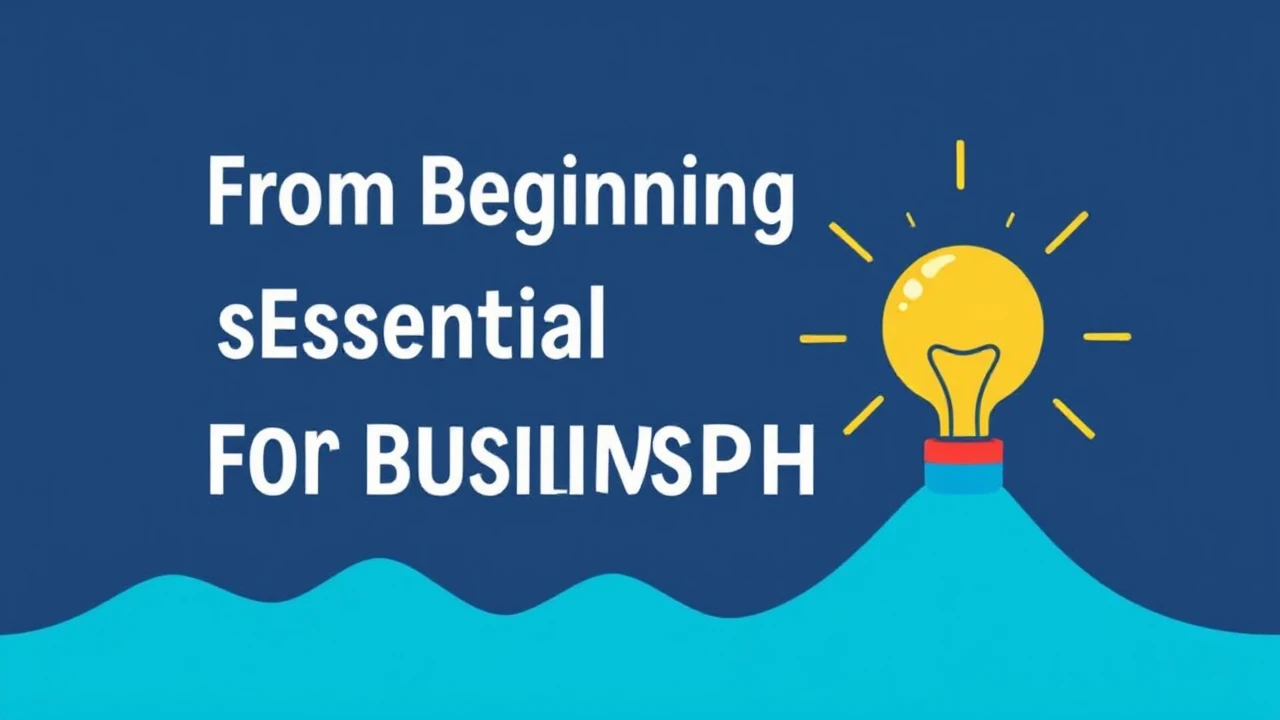 From Beginning to Triumph: Essential Advice for Business Founders