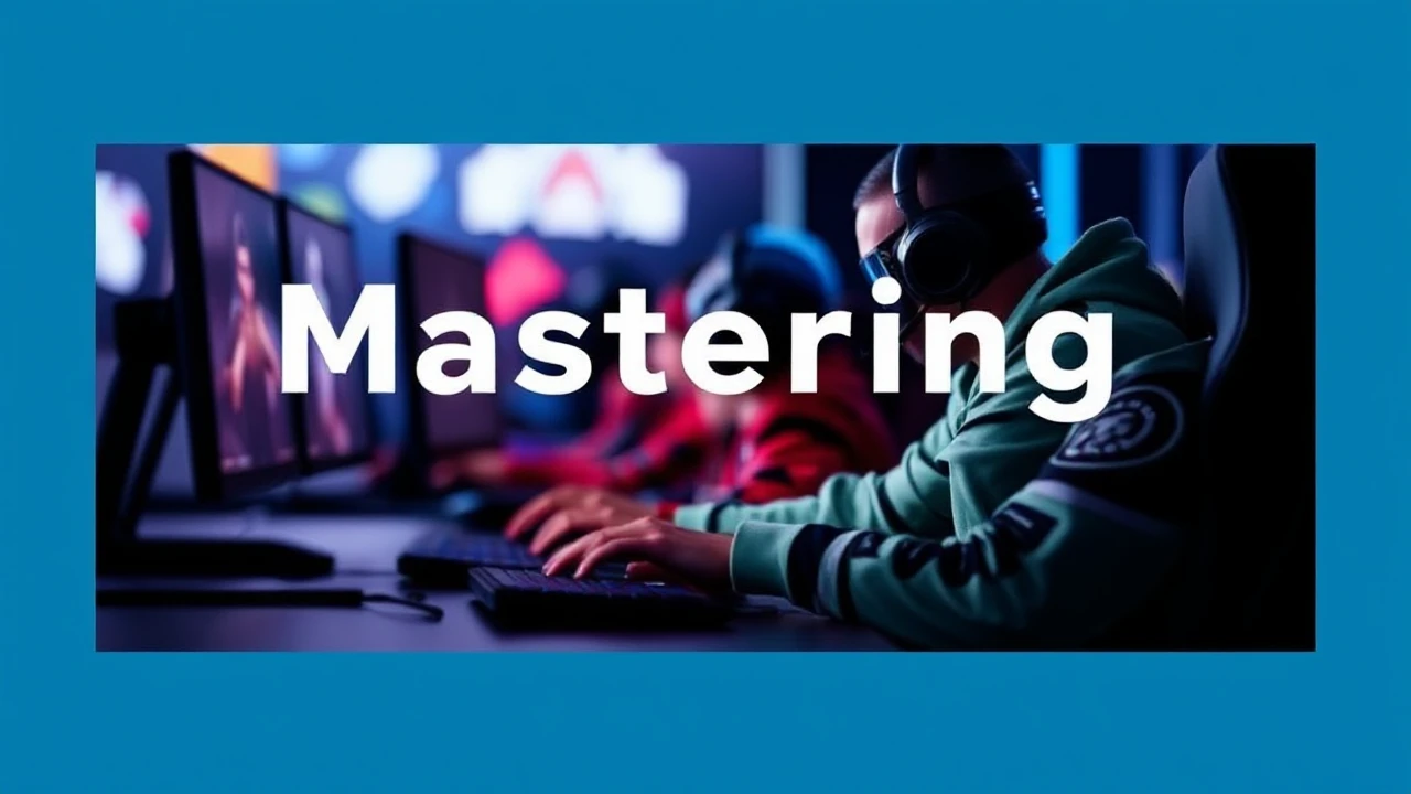 Mastering Esports: An Amateur's Guide to Professional Gaming