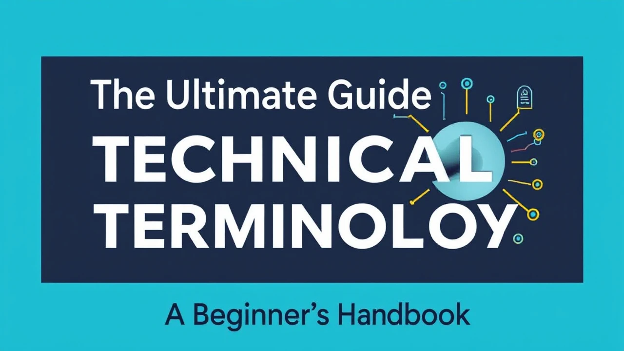 The Ultimate Guide Technical Terminology: A Beginner's Handbook