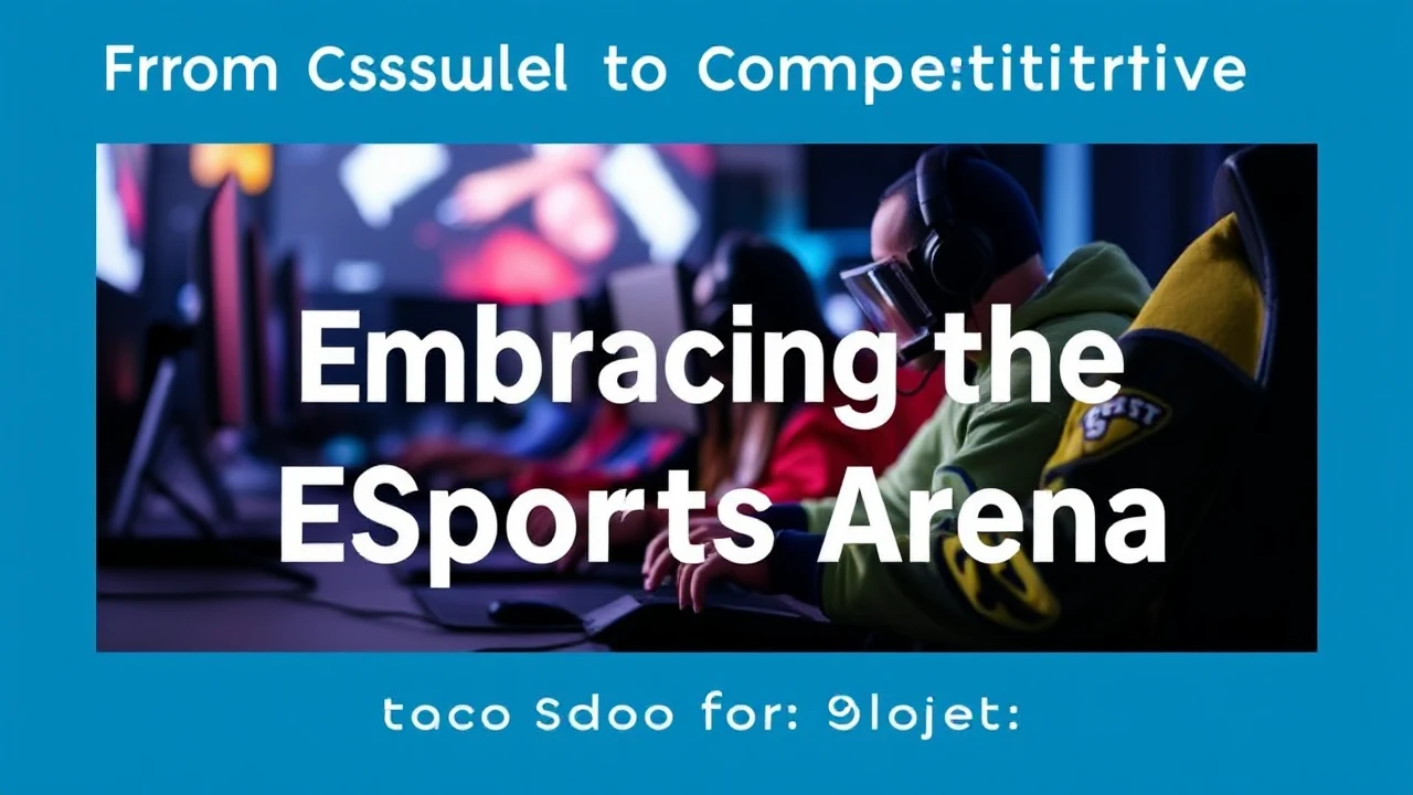From Casual to Competitive: Embracing the Esports Arena: A Guide for Players