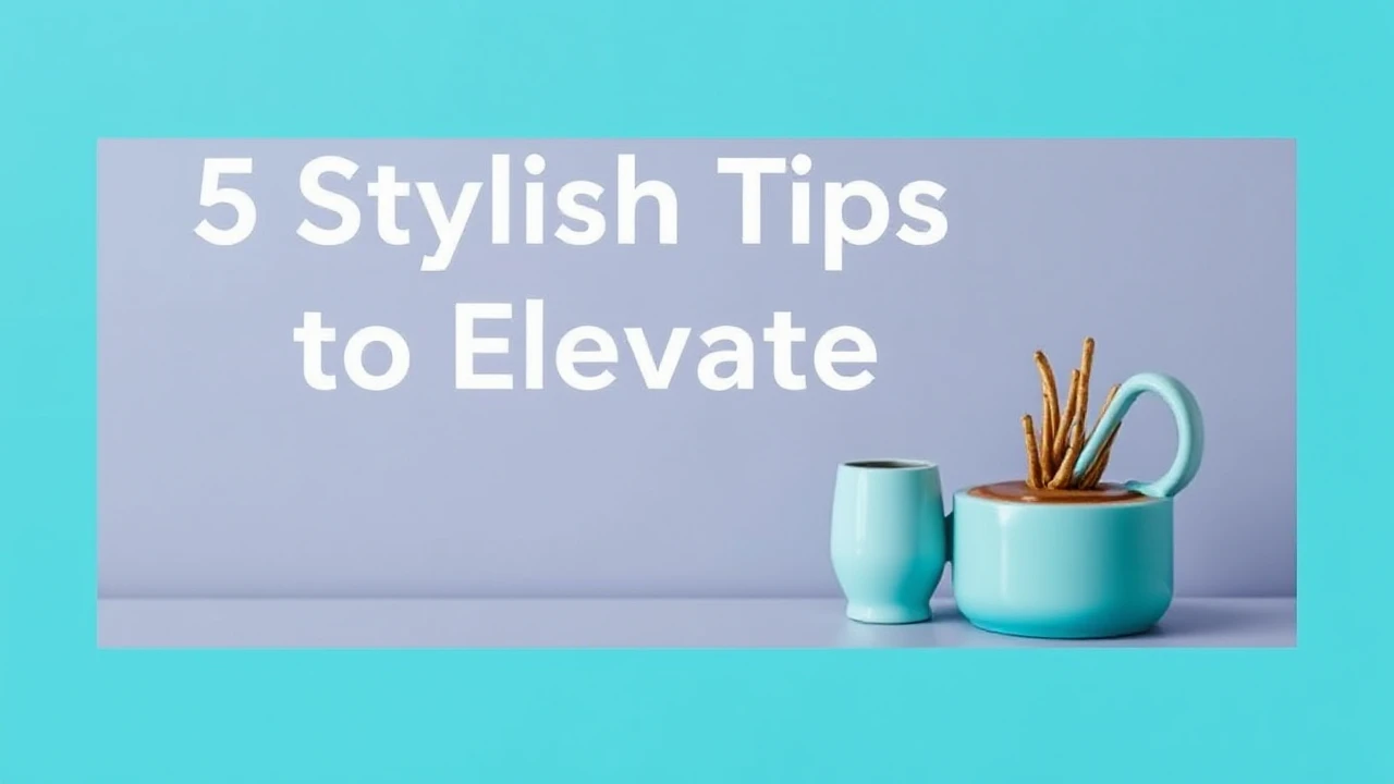 5 Stylish Tips to Elevate Your Lifestyle