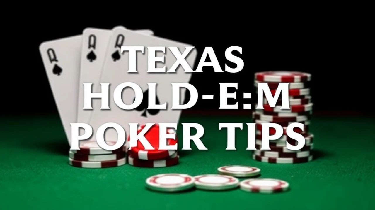 Texas Hold Em Poker Tips - 3 Tips How To Boost Your Game Now
