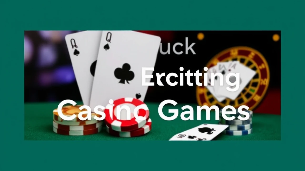 Try Your Luck on These 7 Exciting Casino Games