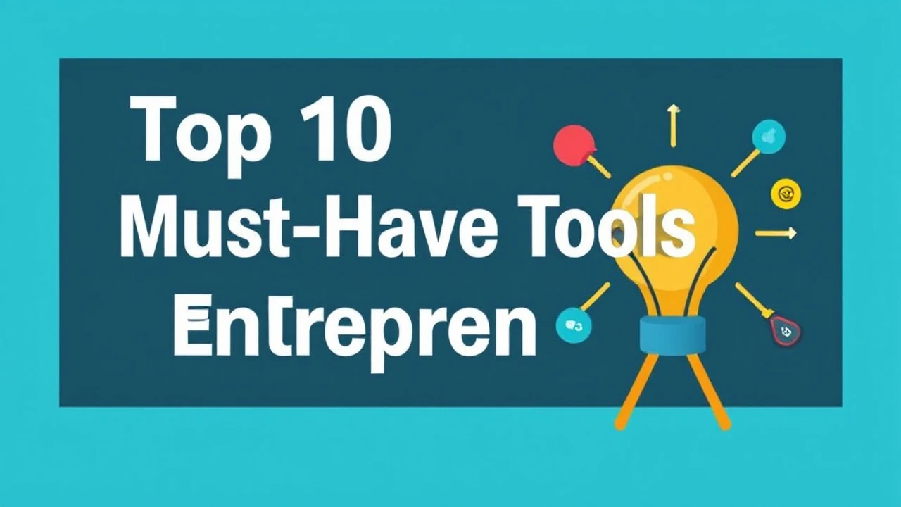 Top 10 Must-Have Tools for Every Entrepreneur