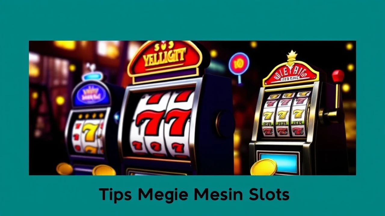 Tips Terbukti untuk Meraih Game Mesin Slot