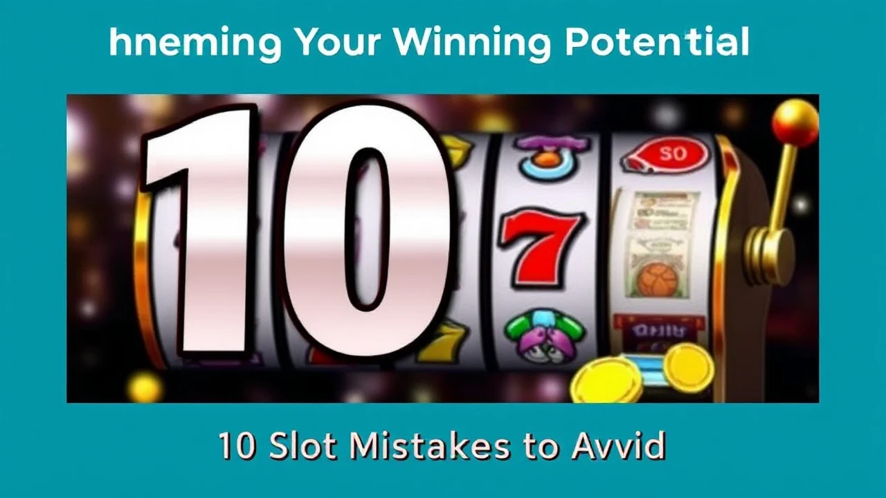 Enhancing Your Winning Potential: 10 Slot Mistakes to Avoid