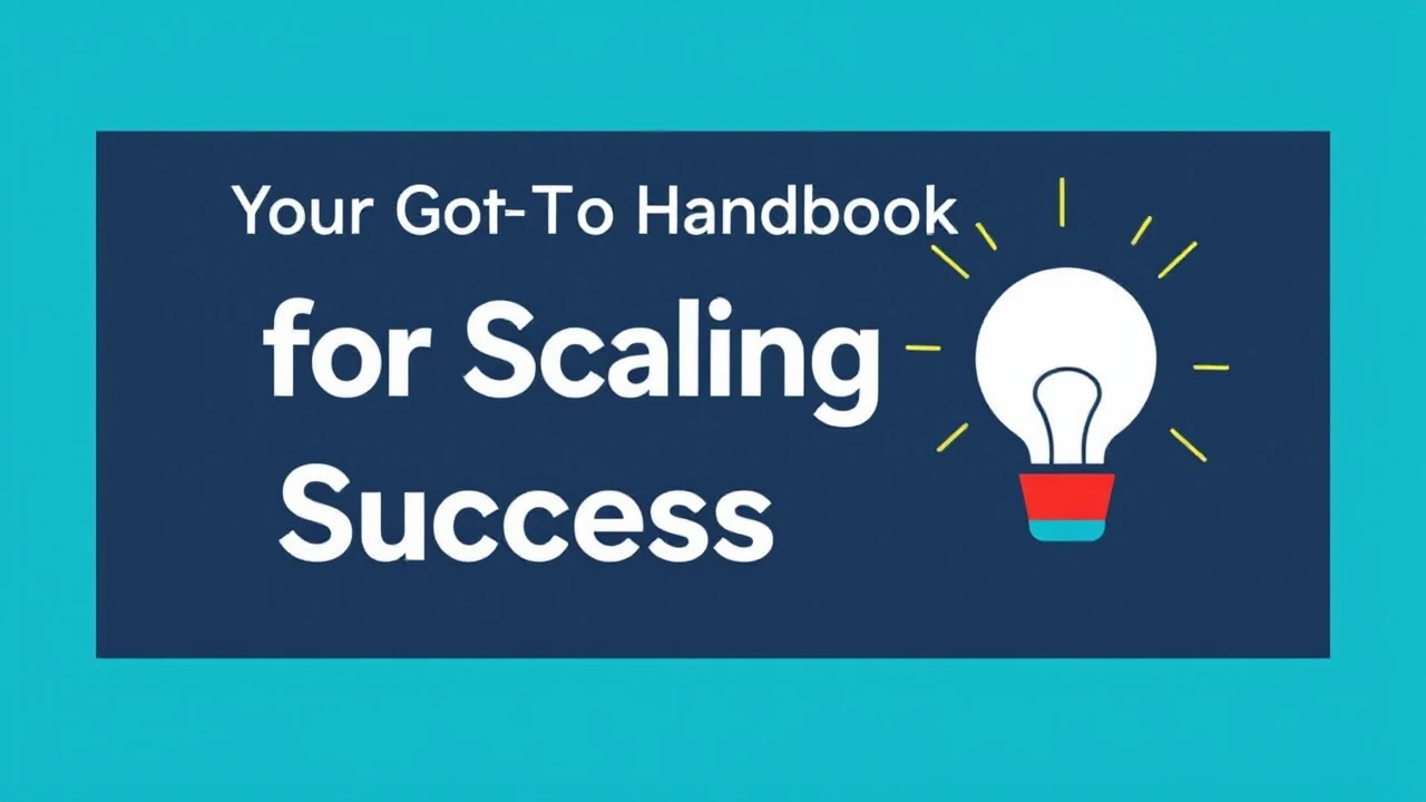 Your Go-To Handbook for Scaling Your Company Successfully