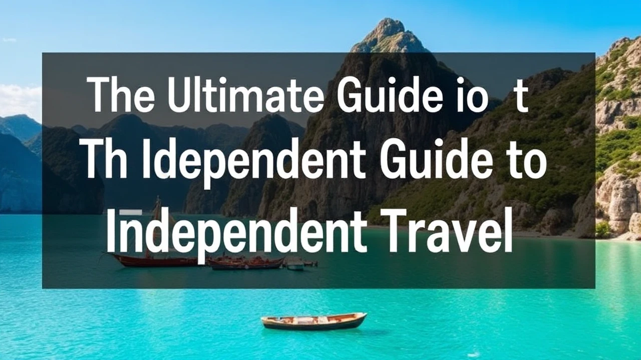 The Ultimate Guide to Independent Travel: Key Tips for Exploring the World Solo