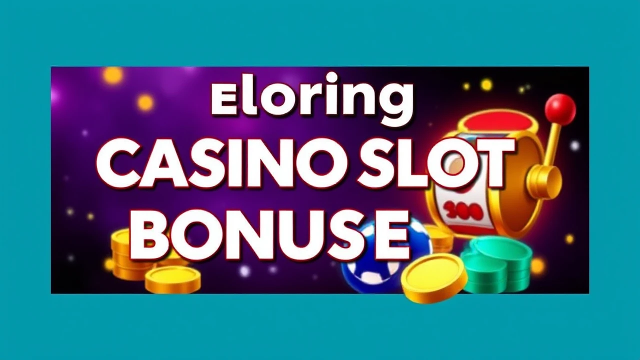 Exploring Casino Slot Bonuses: A Journey for Enthusiasts