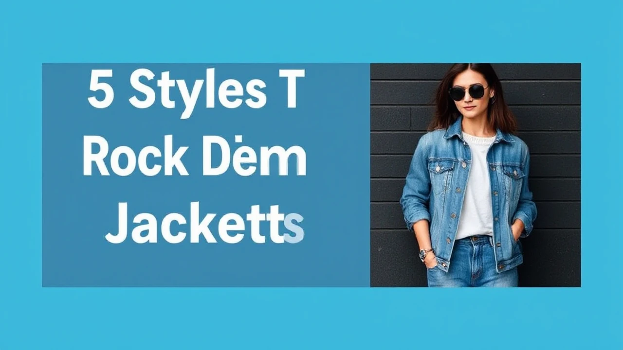 5 Stylish Tips to Rock Denim Jackets This Season: Expert Advice