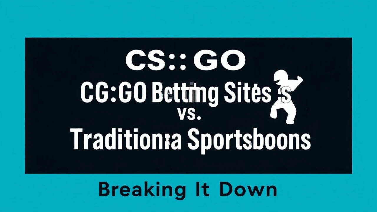 Breaking It Down: CS:GO Betting Sites vs. Traditional Sportsbooks
