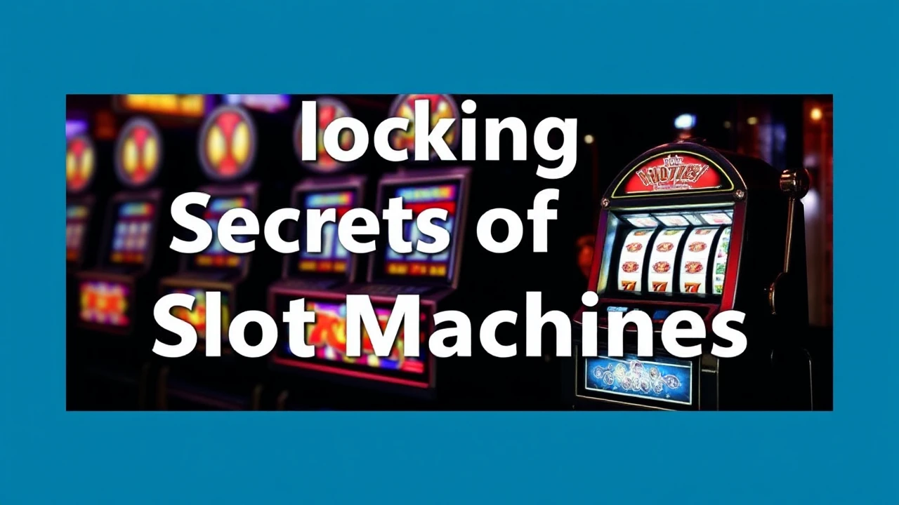 Unlocking the Secrets of Slot Machines: A Deep Dive into the World of Spinning Reels