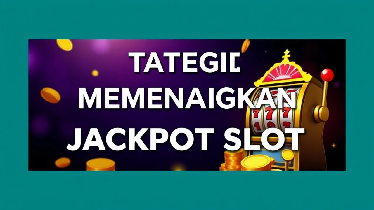 Strategi Rahasia Memenangkan Jackpot Slot