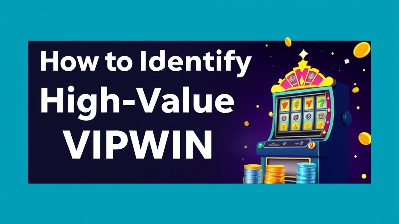 How to Identify High-Value VIPWIN Jackpots