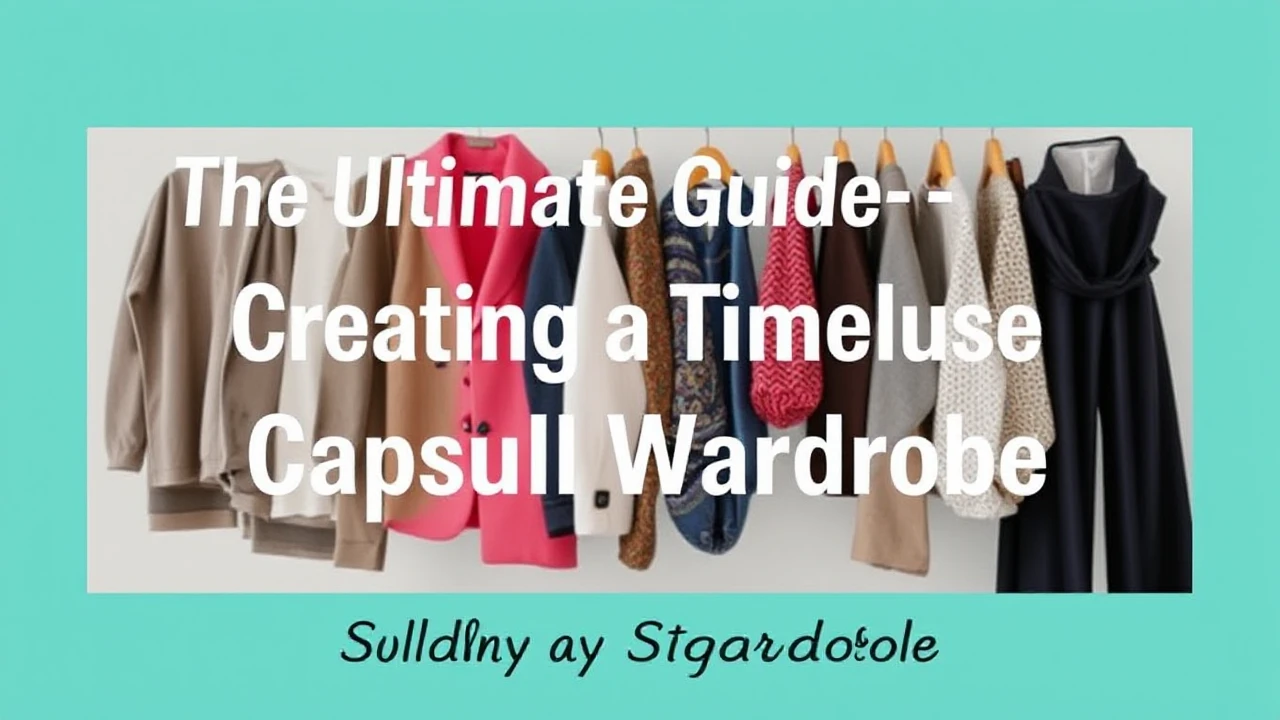 The Ultimate Guide to Creating a Timeless Capsule Wardrobe
