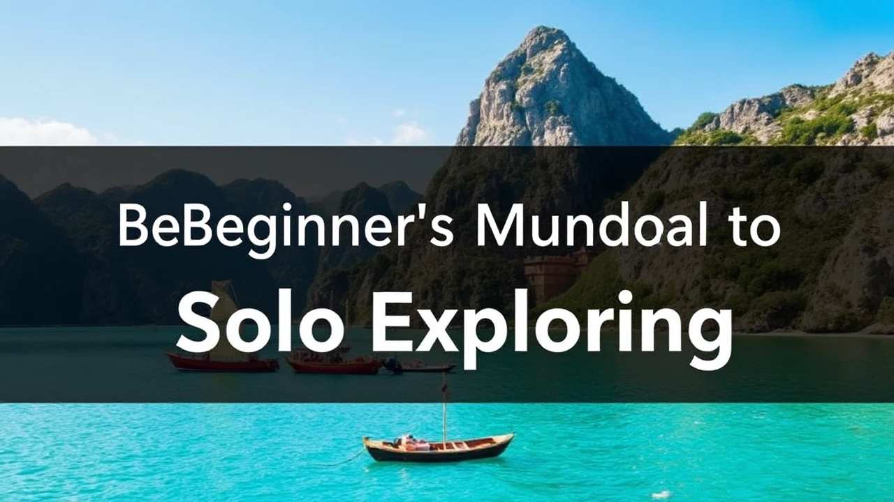 A Comprehensive Beginner's Manual to Solo Exploring