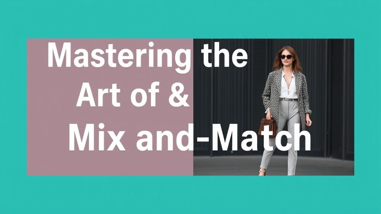 Mastering the Art of Mix and Match in Fashion: A Guide to Enhance Your Style