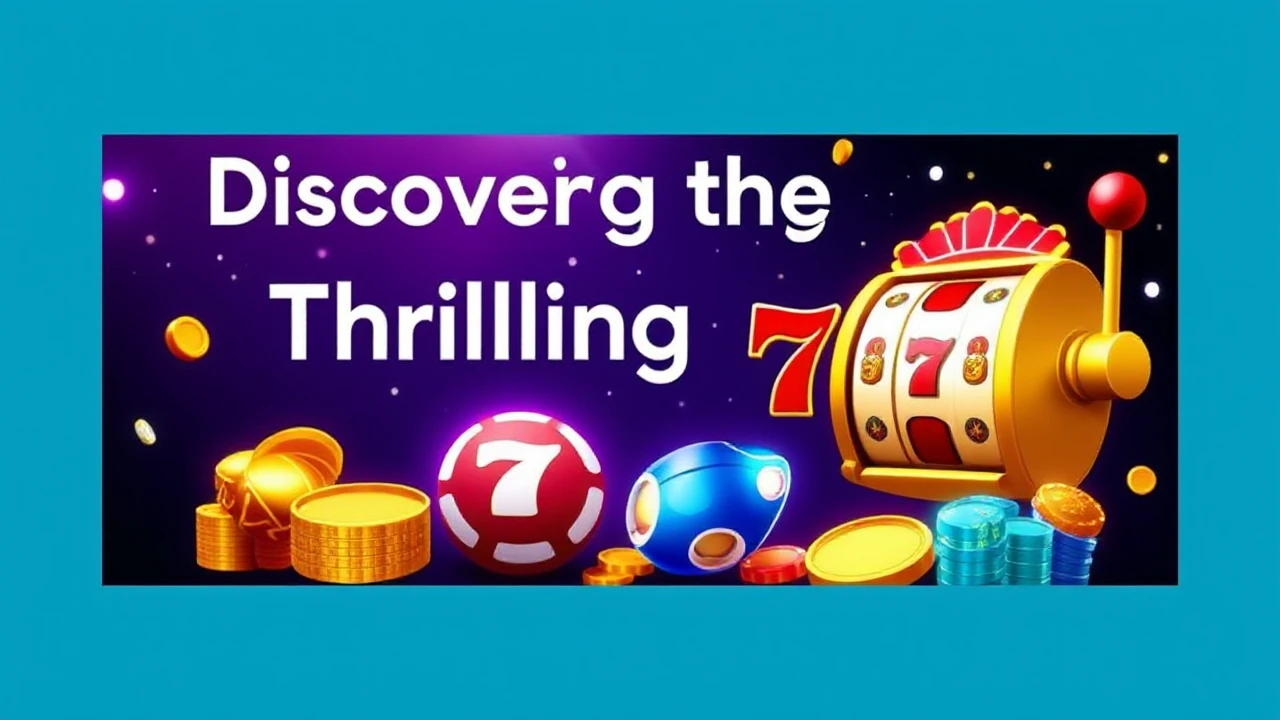 Discovering the Thrilling World of Online Slots