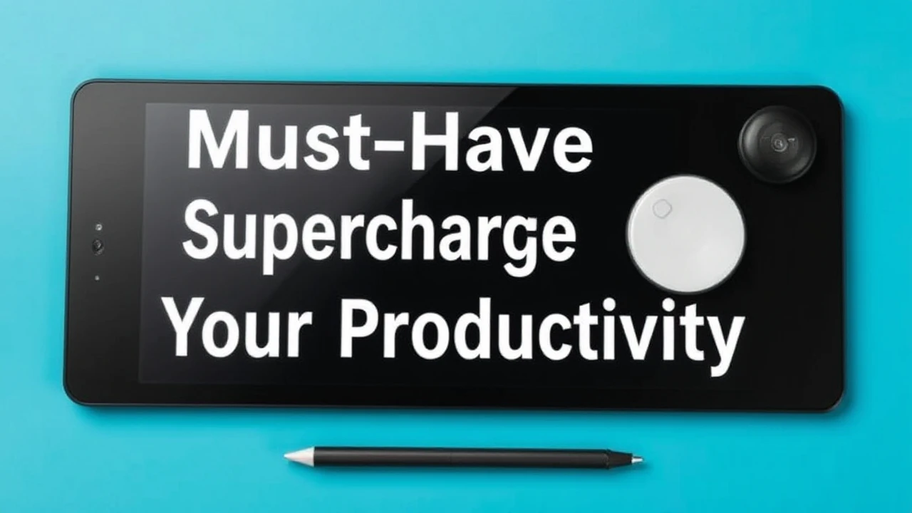 Must-Have Gadgets to Supercharge Your Productivity