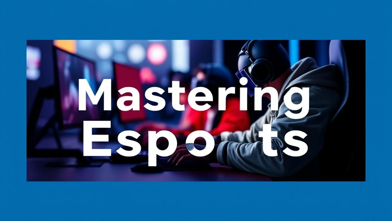Mastering Esports: Novice's Guide to Professional Gaming