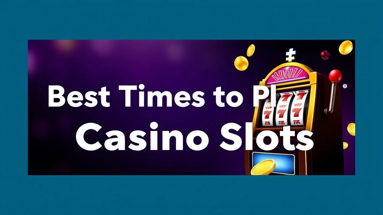 Get Lucky: Best Times to Play Casino Slots
