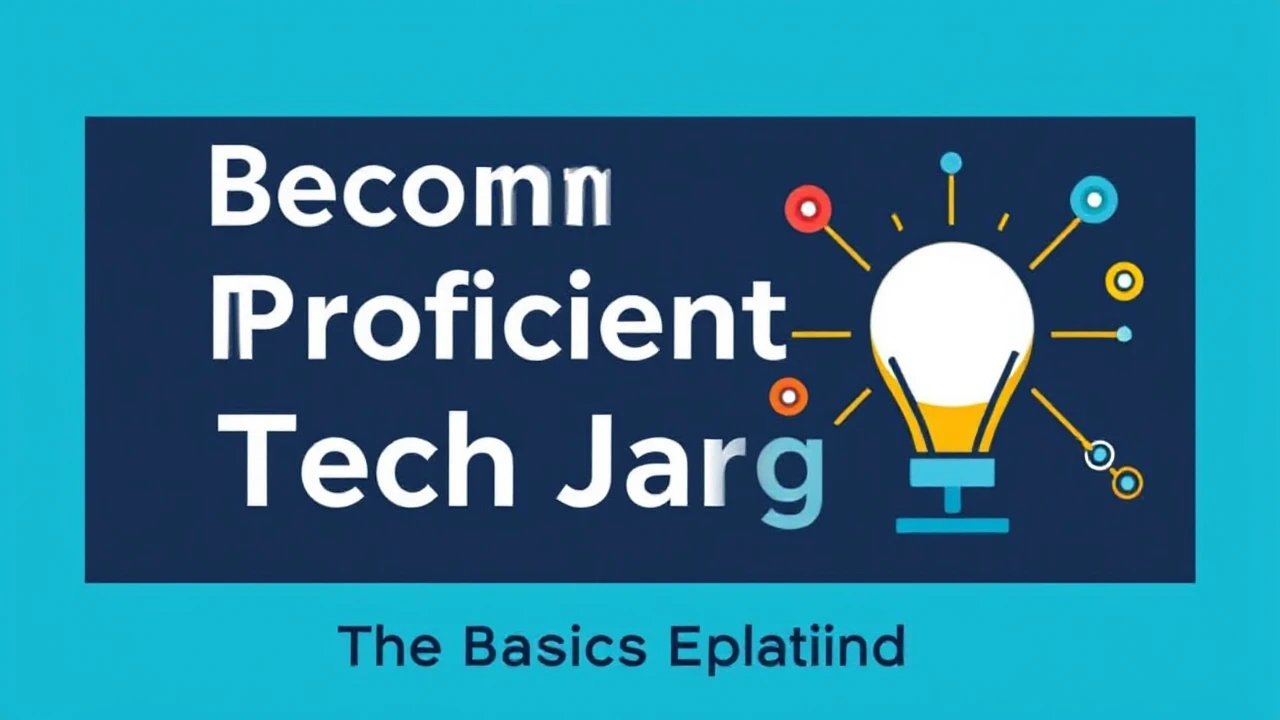 Becoming Proficient in Tech Jargon: The Basics Explained