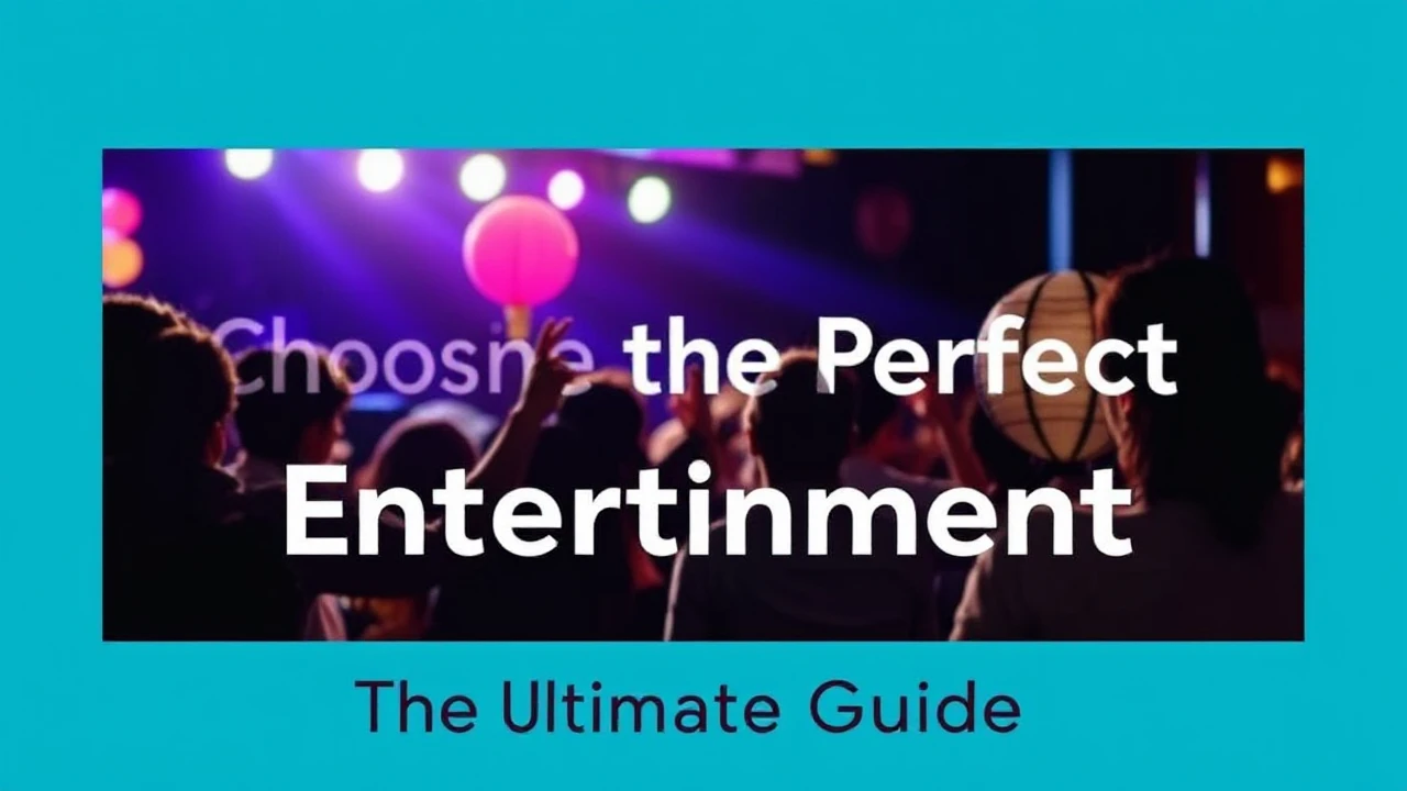 The Ultimate Guide on Choosing the Perfect Amusement for Any Gathering
