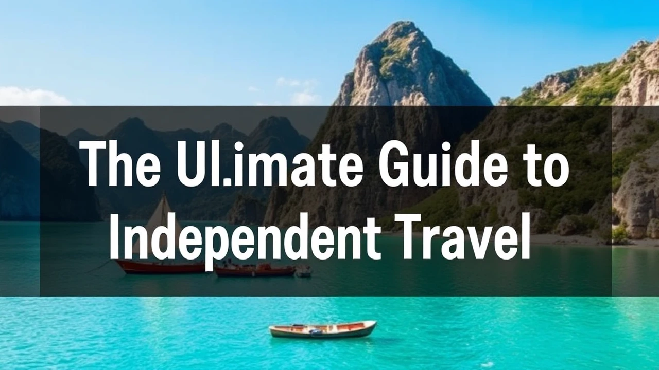 The Ultimate Guide to Independent Travel: Key Tips for Venturing into the World Alone