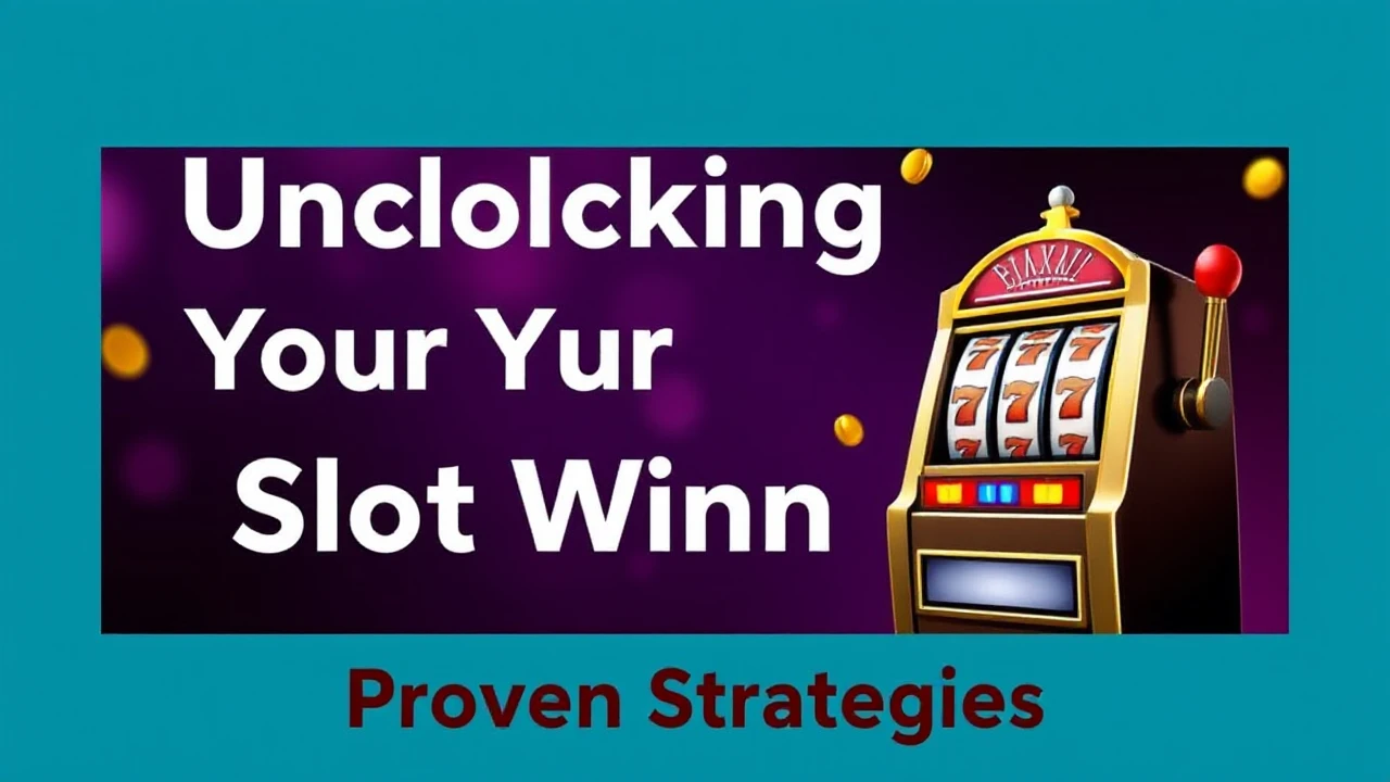 Unlocking Your Slot Winnings: Proven Strategies