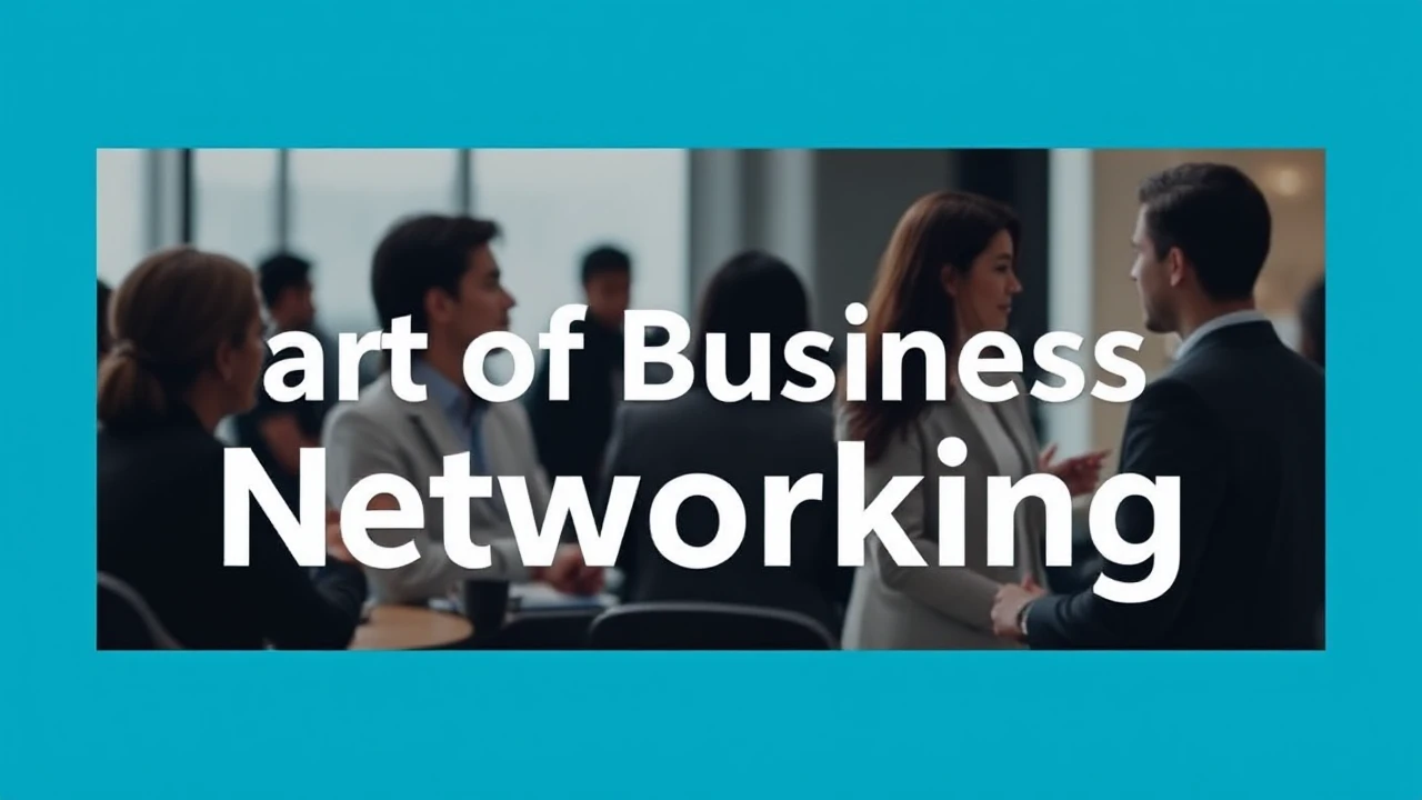 Perfecting the Art of Business Networking: A Detailed Guide