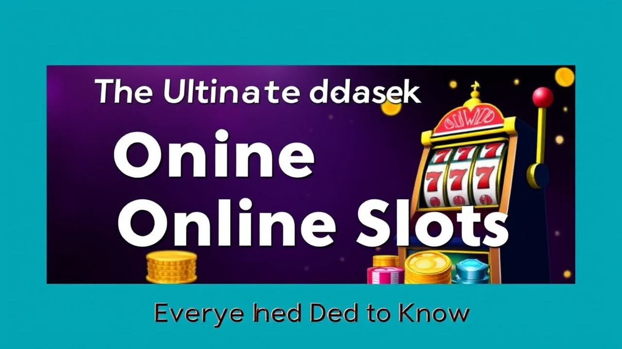 The Ultimate Handbook Online Casino Slots: Everything You Need to Know