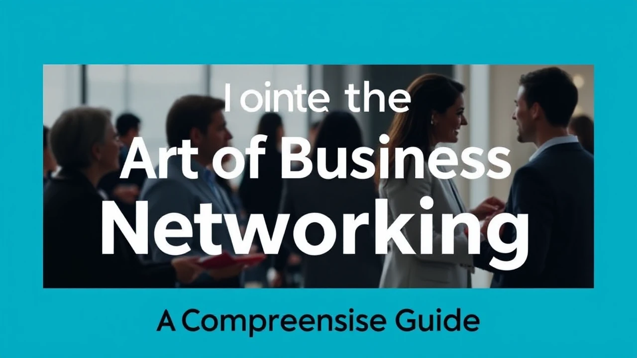 Unlocking the Art of Business Networking: A Comprehensive Guide