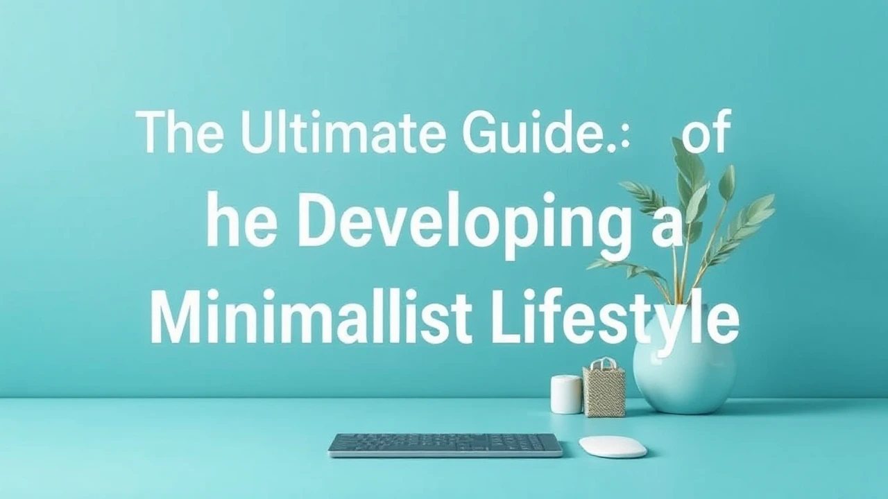 The Ultimate Guide of Developing a Minimalist Lifestyle