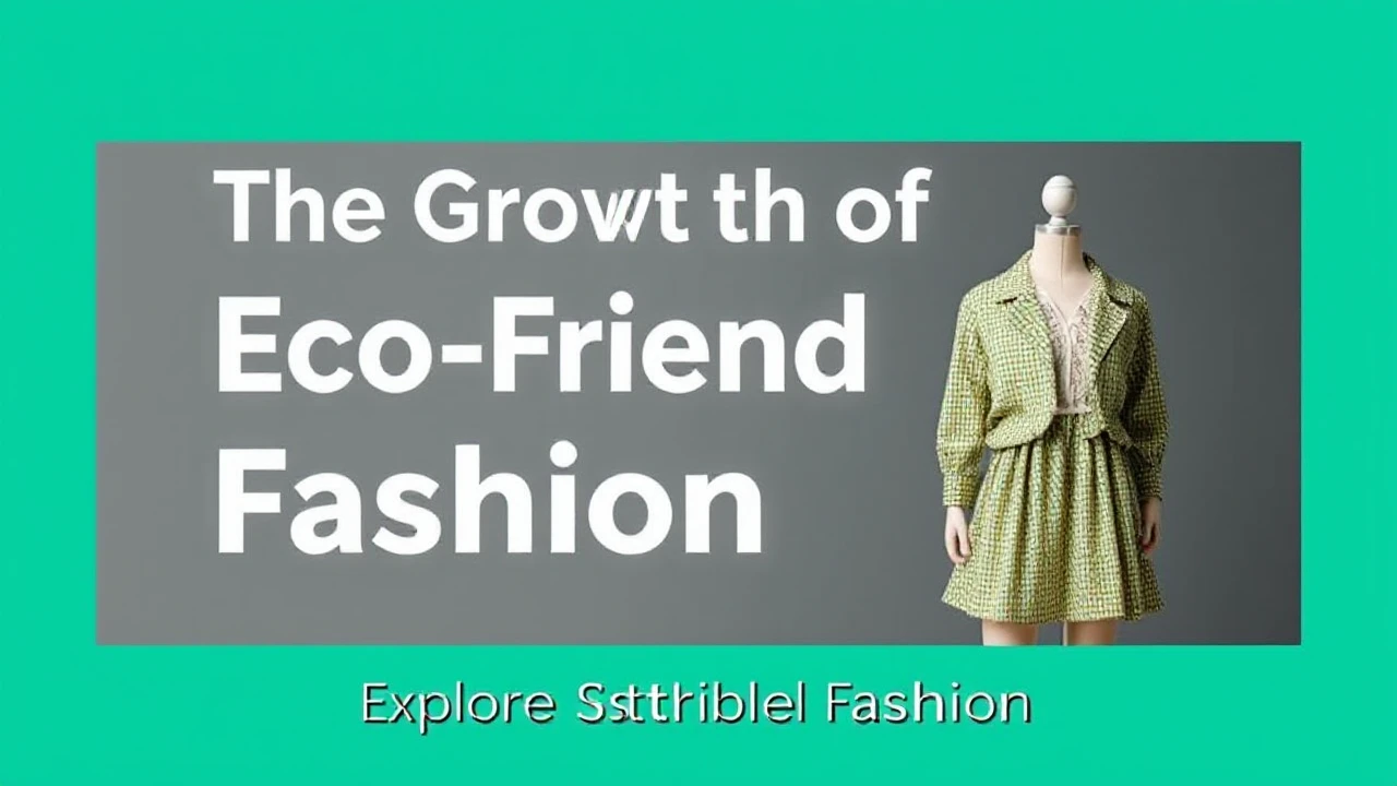 The Growth of Eco-Friendly Fashion: An Extensive Handbook