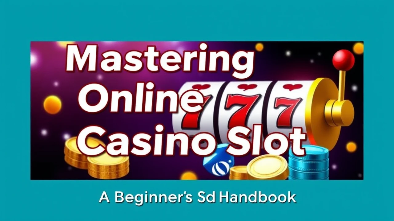 Mastering Online Casino Slots: A Beginner's Fortune Handbook