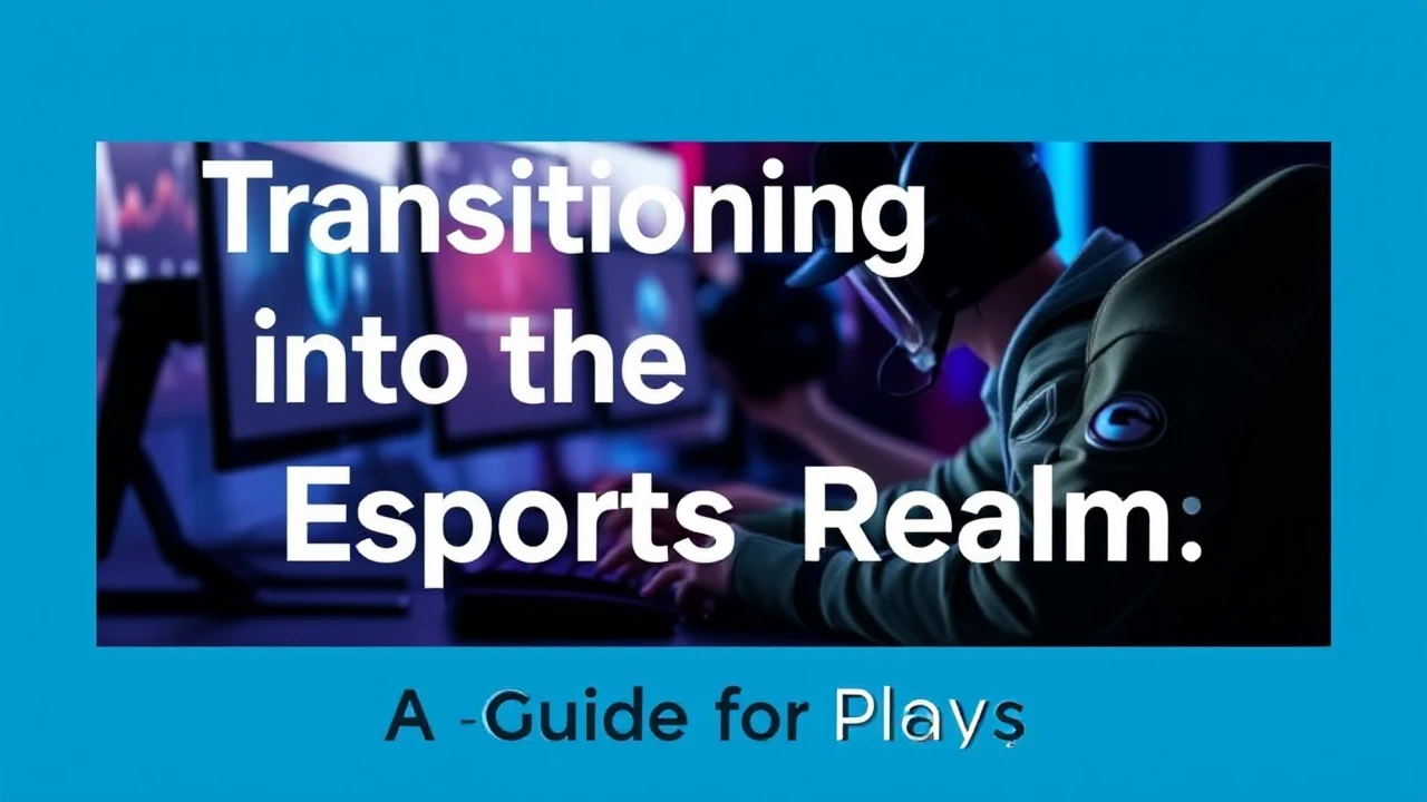 Transitioning into the Esports Realm: A Guide for Players
