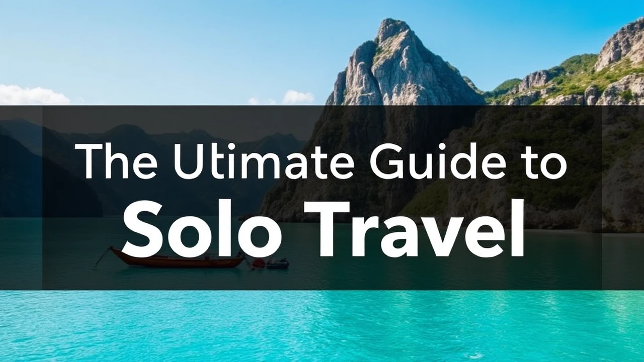 The Ultimate Guide to Solo Travel: Expert Tips for Venturing into the World By Yourself