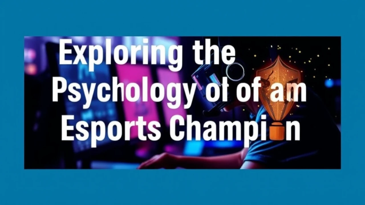 Exploring the Psychology of an Esports Champion: Strategies for Achieving Victory