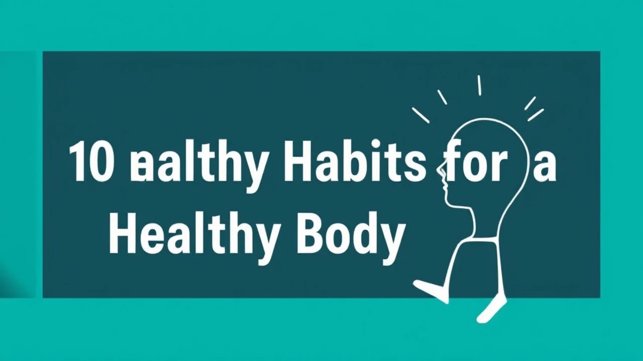 Useful 10 Healthy Habits for a Healthy Body and Mind