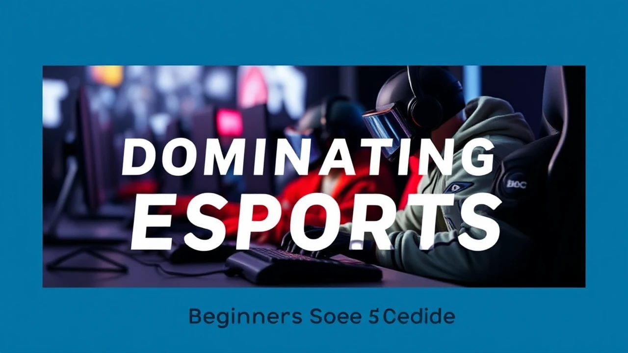 Dominating Esports: A Beginner's Guide to Professional Gaming