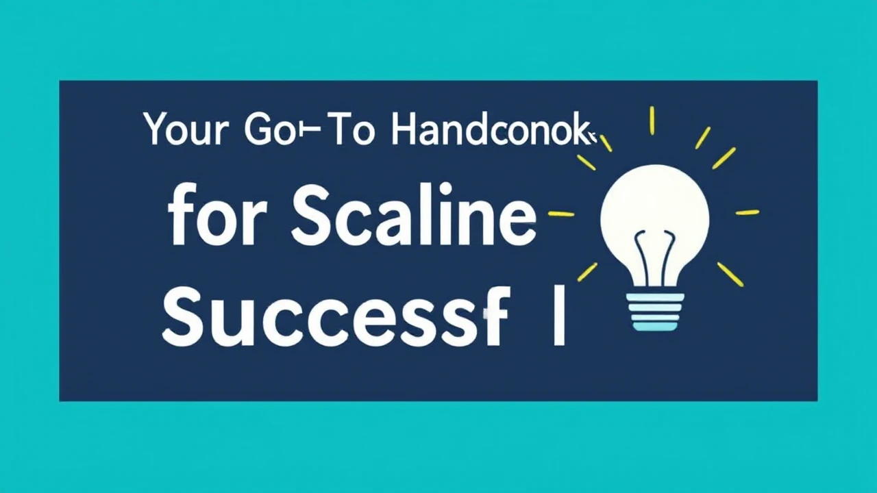 Your Go-To Handbook for Scaling Your Business Successfully