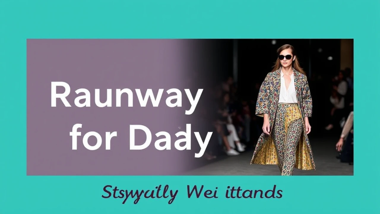 Stylishly Practical: Adapting Runway Looks for Daily Life
