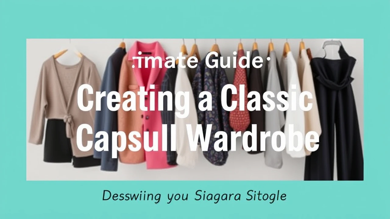 The Ultimate Guide to Creating a Classic Capsule Wardrobe