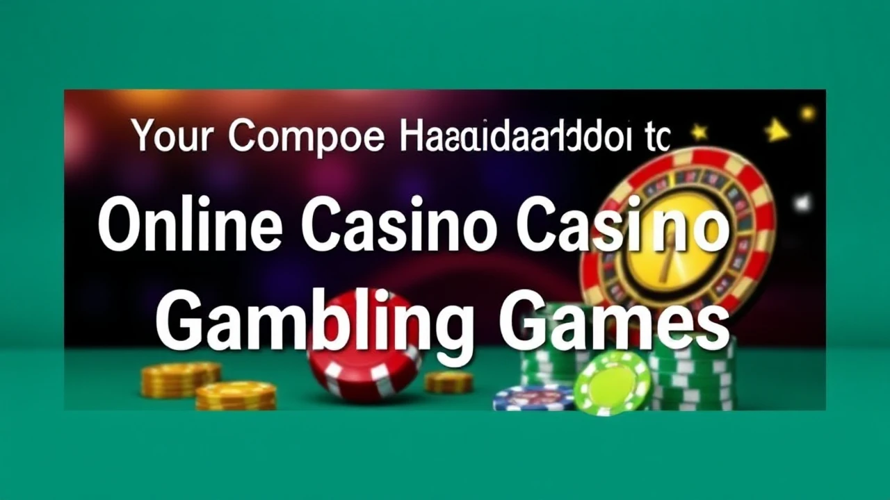 Your Complete Handbook to Online Casino Gambling Games: A Beginner's Roadmap