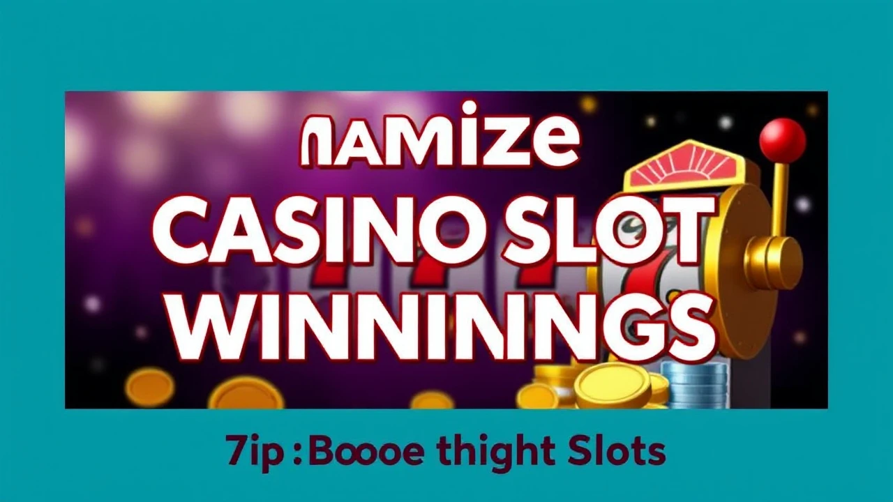 Maximize Your Casino Slot Winnings: 7 Expert Tips