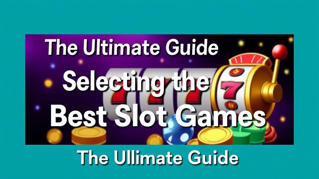 The Ultimate Guide to Selecting the Best Slot Games