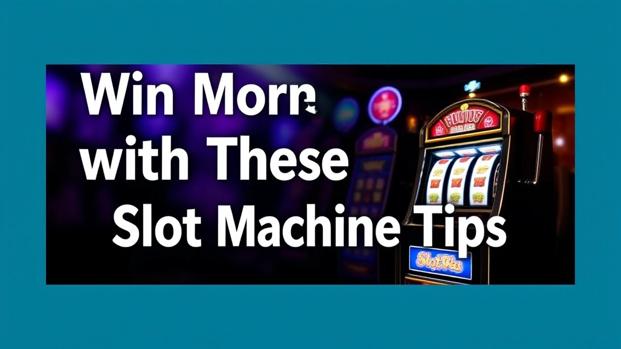 Win More with These Slot Machine Tips