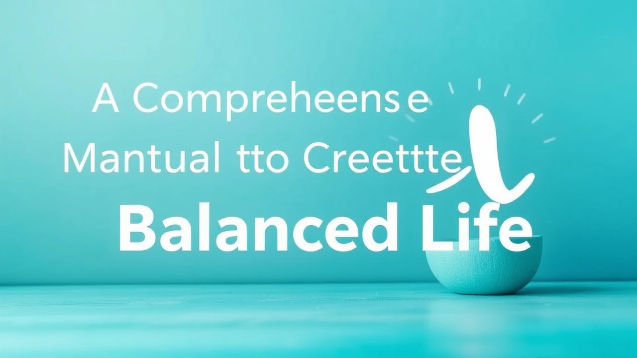 A Comprehensive Manual to Creating a Balanced Life